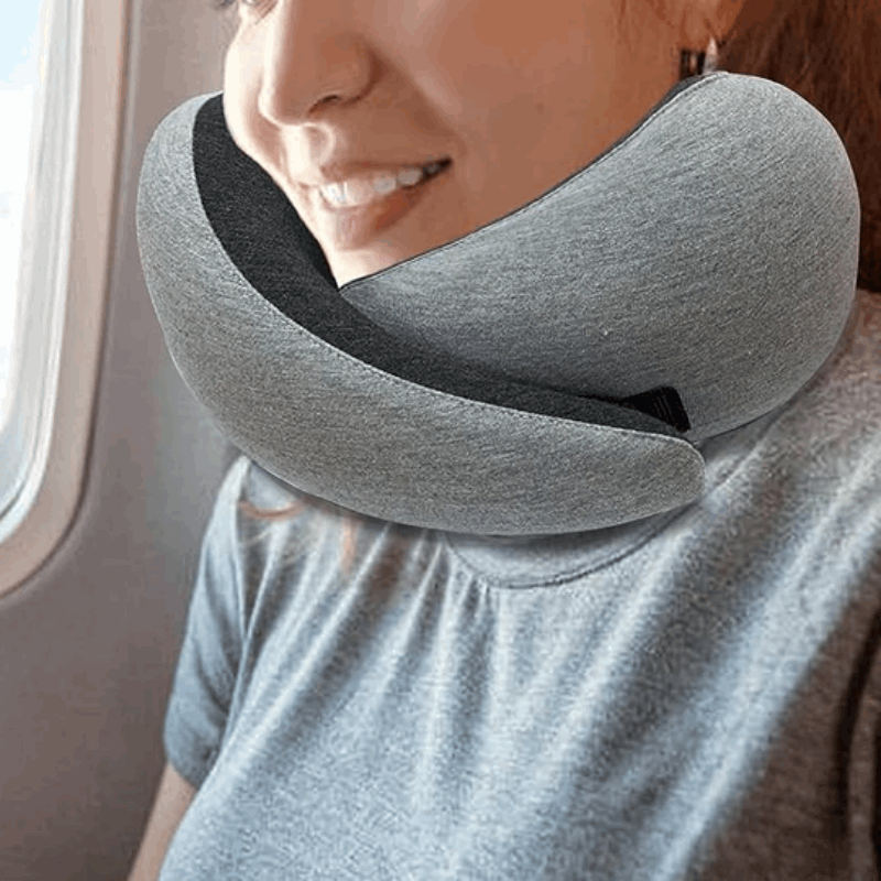 Almohada Cervical Viaje. Lavable y Traspirable