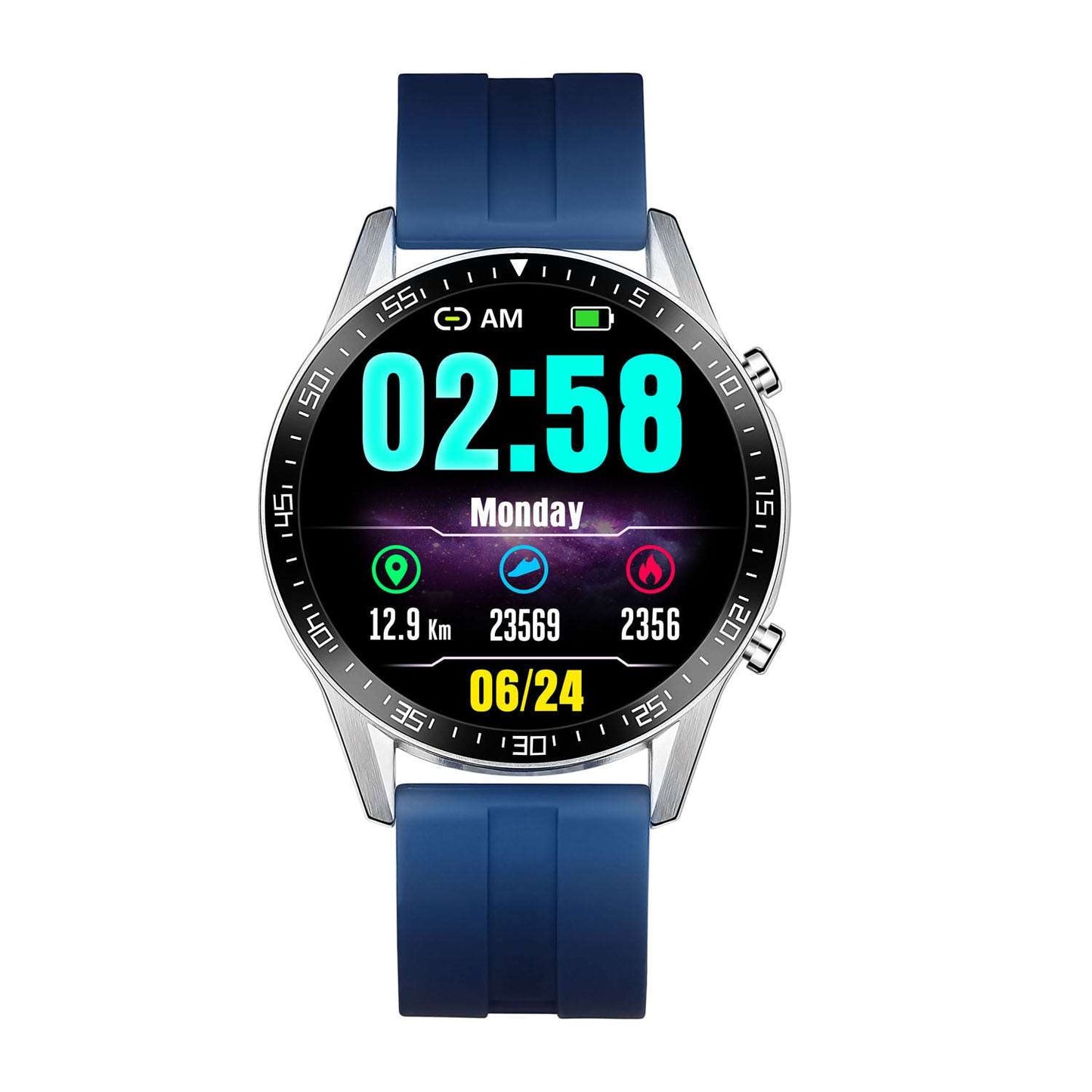 Reloj Inteligente Con Monitor de Sueño, Presión Arterial y Frecuencia Cardíaca