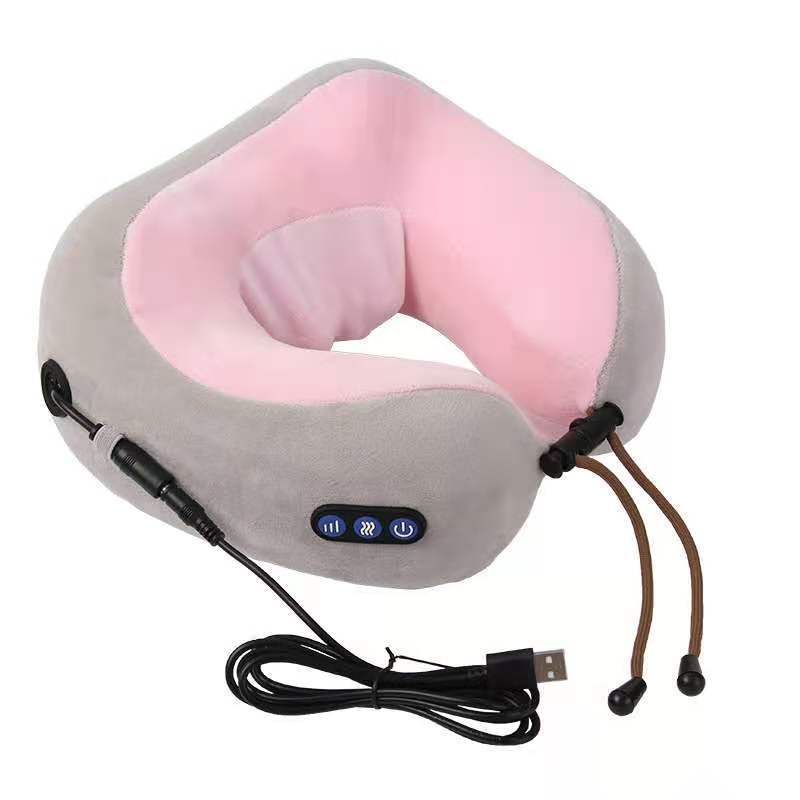 Almohada de Masaje en Forma de U para Cervical y Relajación