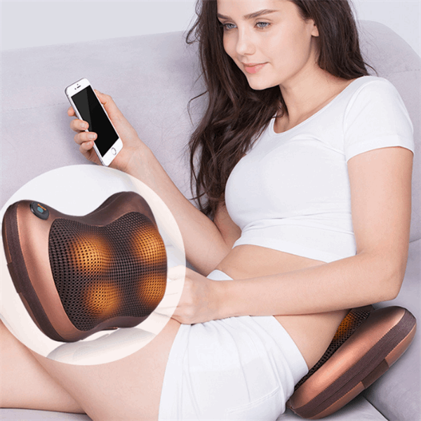 Almohada Masajeador Eléctrica Para Cuello y Cervicales