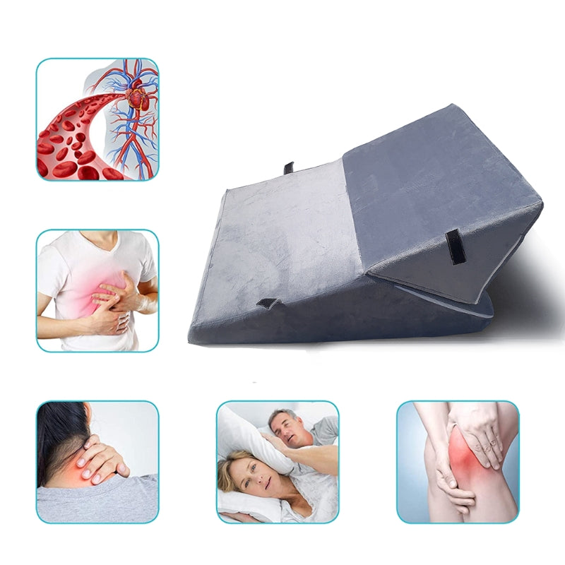 Almohada de Cuña de Viscoelástica para un Mejor Descanso