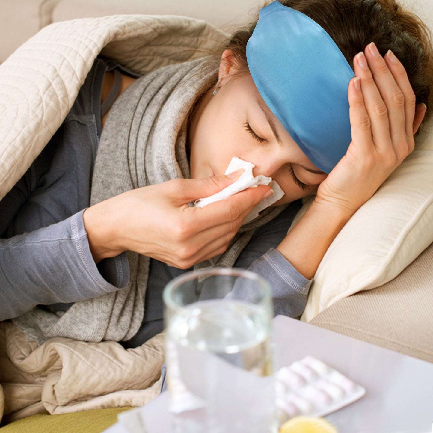 Antifaz Multifunción Para Tratamiento Frio-Calor