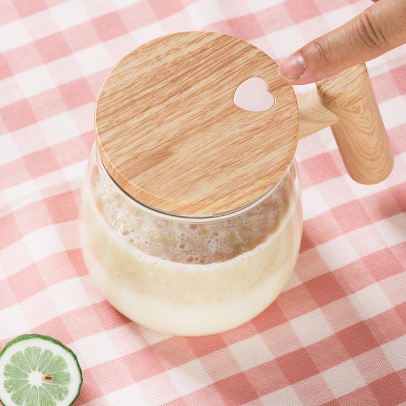 Elegante Taza Auto Agitadora para Mezclar Tus Bebidas