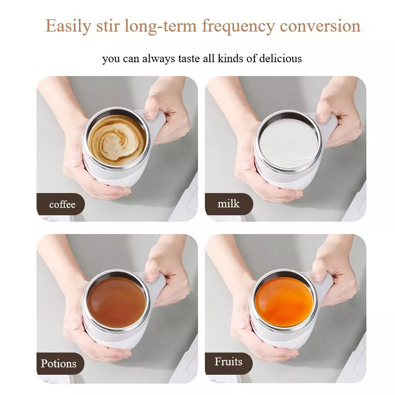 Taza de Eléctrica Recargable Con Agitador Automático