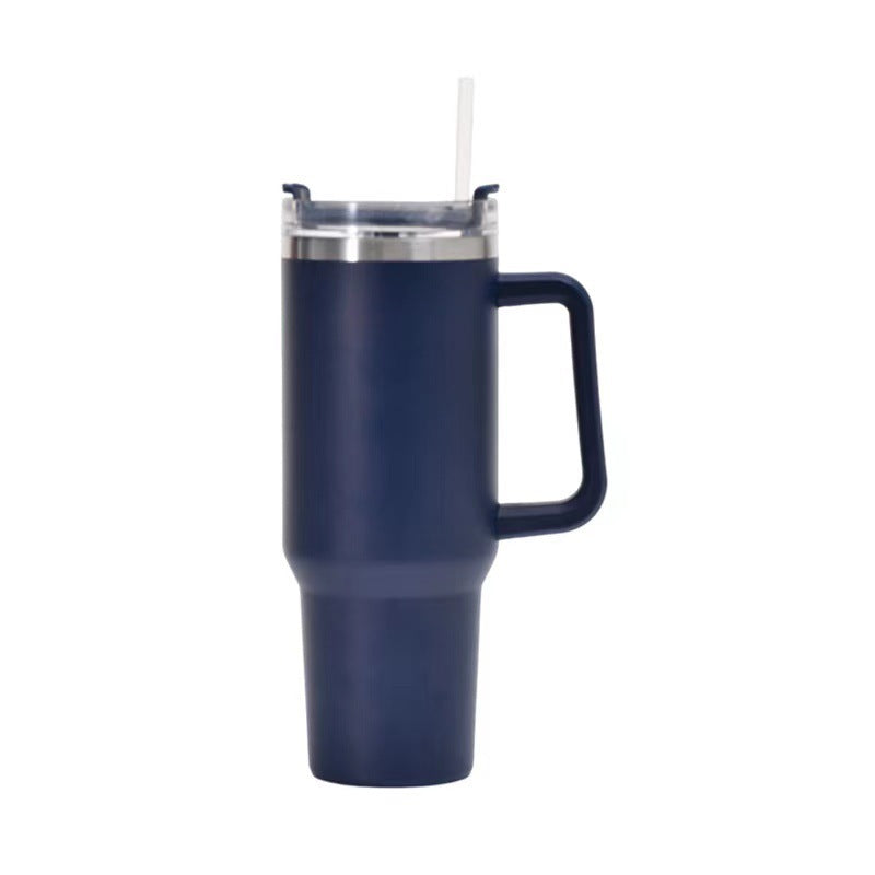 Taza de Vieja Isotérmica de Acero con Pajita