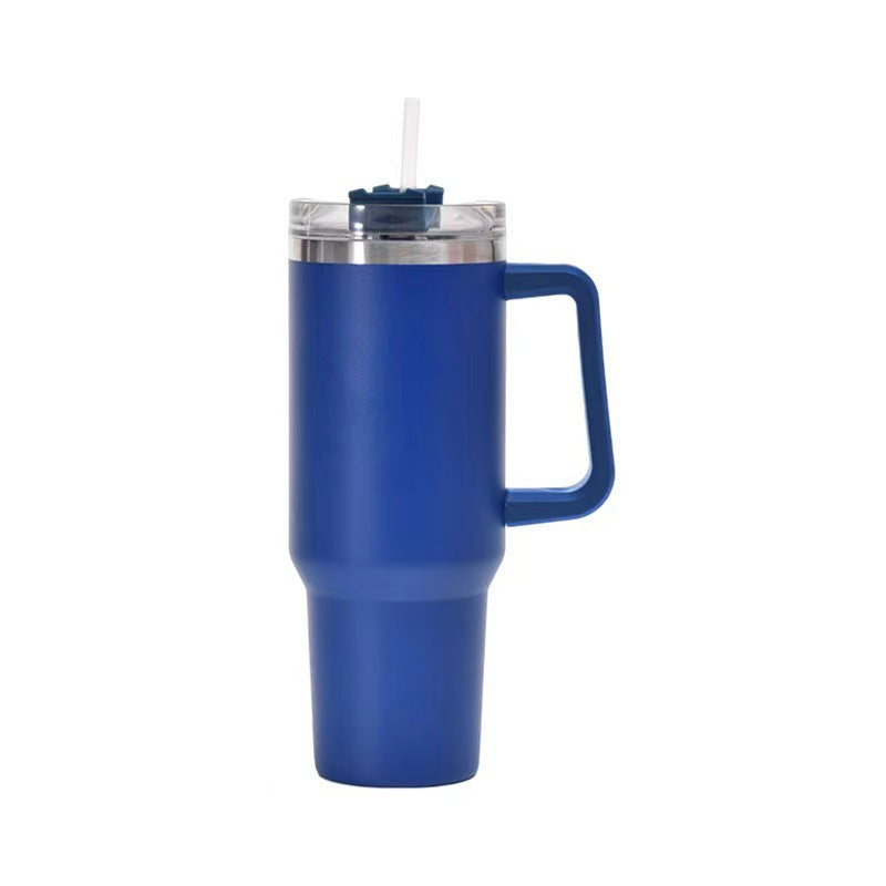 Taza de Vieja Isotérmica de Acero con Pajita