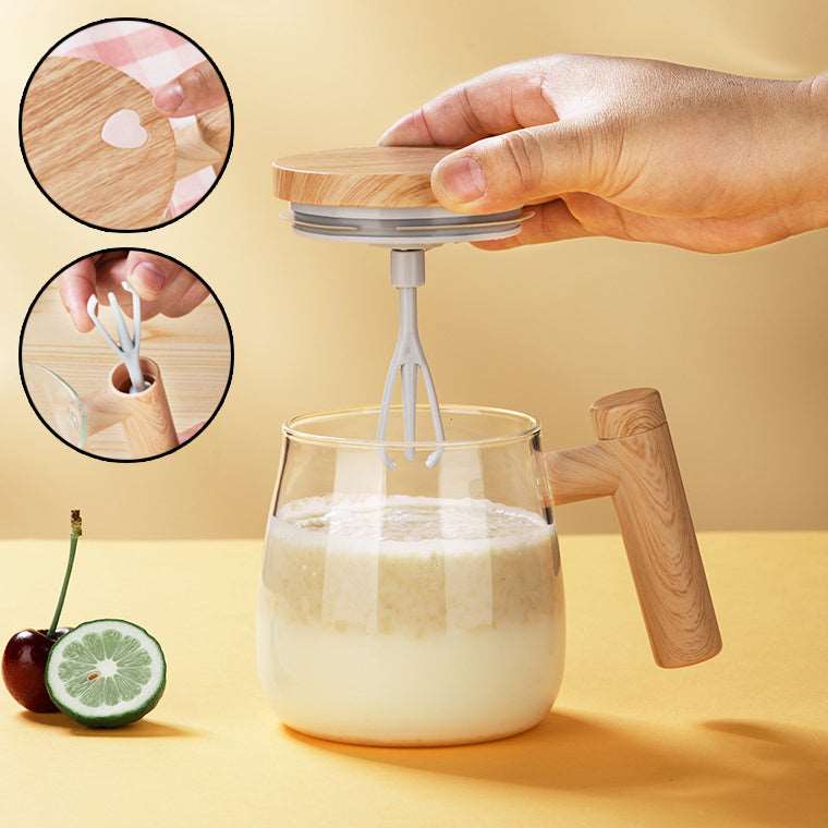 Elegante Taza Auto Agitadora para Mezclar Tus Bebidas