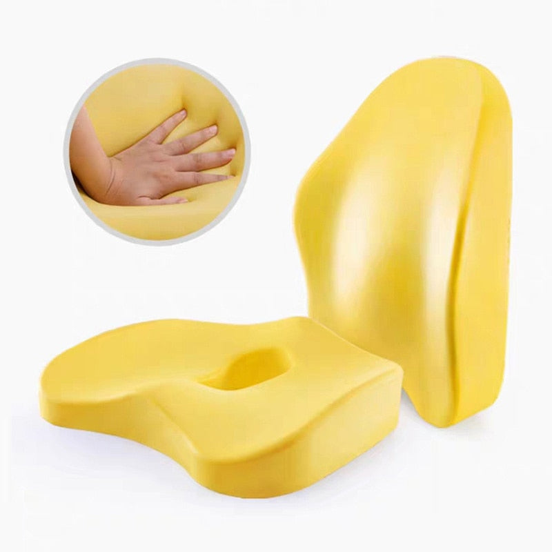 Juego de Almohadas Ortopédicas para Asientos de Espuma Viscoelástica