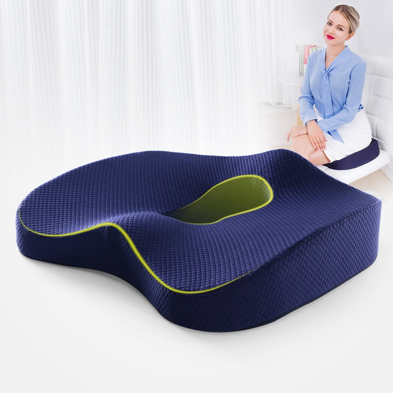 Juego de Almohadas Ortopédicas para Asientos de Espuma Viscoelástica