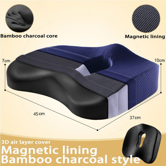 Juego de Almohadas Ortopédicas para Asientos de Espuma Viscoelástica