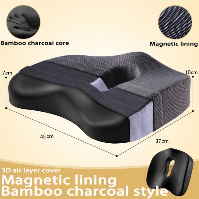 Juego de Almohadas Ortopédicas para Asientos de Espuma Viscoelástica